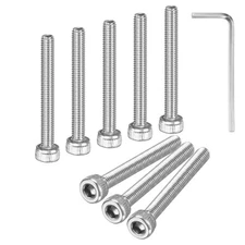40-Pack M3 x 25mm Hex Socket Head Cap Screws Bolts with Hex Wrench for Repair