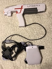 LASER X LASER TAG 1 PLAYER SET BLASTER GUN W/ CHEST TARGET Only 1 Gun Target