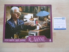 Steve Martin Autogramm signed 24x30 cm Lobbycard "Roxanne" ACOA