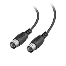 1-Pack 10 Feet MIDI Cable Male to Male 5-Pin DIN Compatible with MIDI Keyboar...