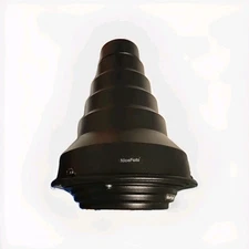 NiceFoto Conical Snoot with Honeycomb Top, Black