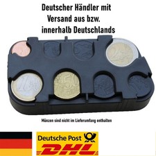 Münzbox Münzsammler Münzhalter Münzsortierer Münzspender Kleingeldsammler Euro