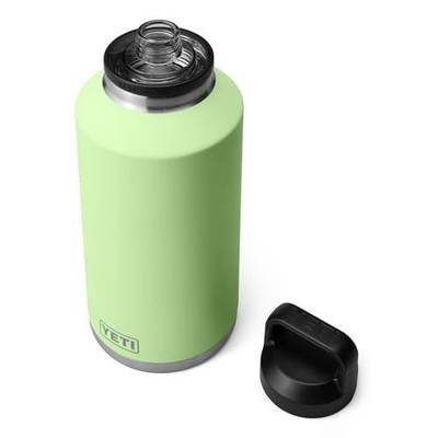 YETI Rambler 64oz Bottle Stainless Chug Cap Key Lime - Pre-Owned
