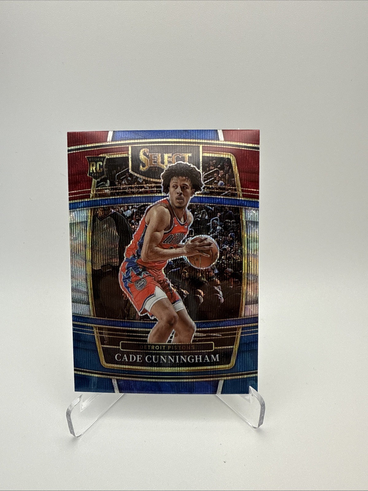 2021-22 Panini Select Tri Color Prizm Cade Cunningham RC Rookie #11 Color Match