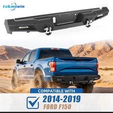 Rear Bumper W Led Lights Winch Plate Set For Ford F-150 2015 2016 2017 Rear Bumper W Led Lights Winch Plate Set For Ford F-150 2015 2016 2017