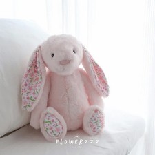 NWT Blossom Blush Bunny"Cherry" Jellycat Medium 31cm Plush Toy /Dust Bag XmaxVie