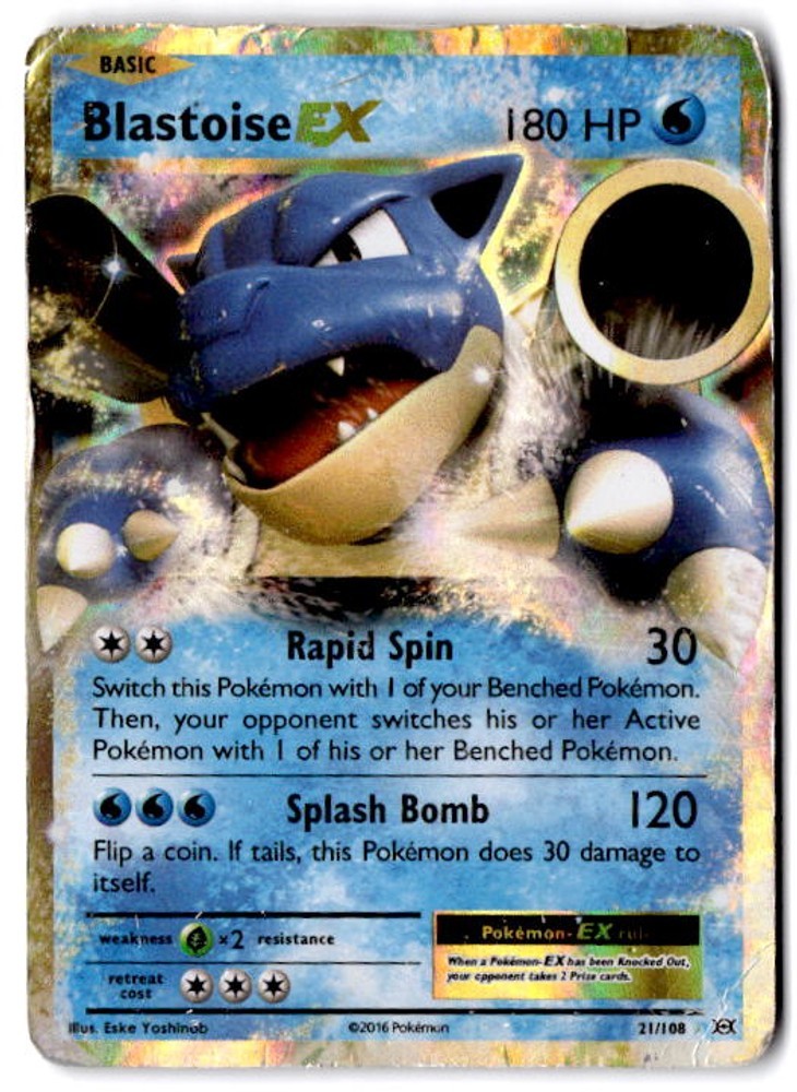 Blastoise EX EVO 21/108 Holofoil DM