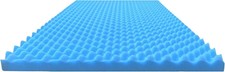 Airflow Foam Mattress Topper, Egg Crate Foam Pad, Hospital Mattress Pad and B...