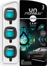 Febreze Auto Lufterfrischer Lüftungsclip Unaufhaltsam Frischer Duft 0,07oz 3er Pack