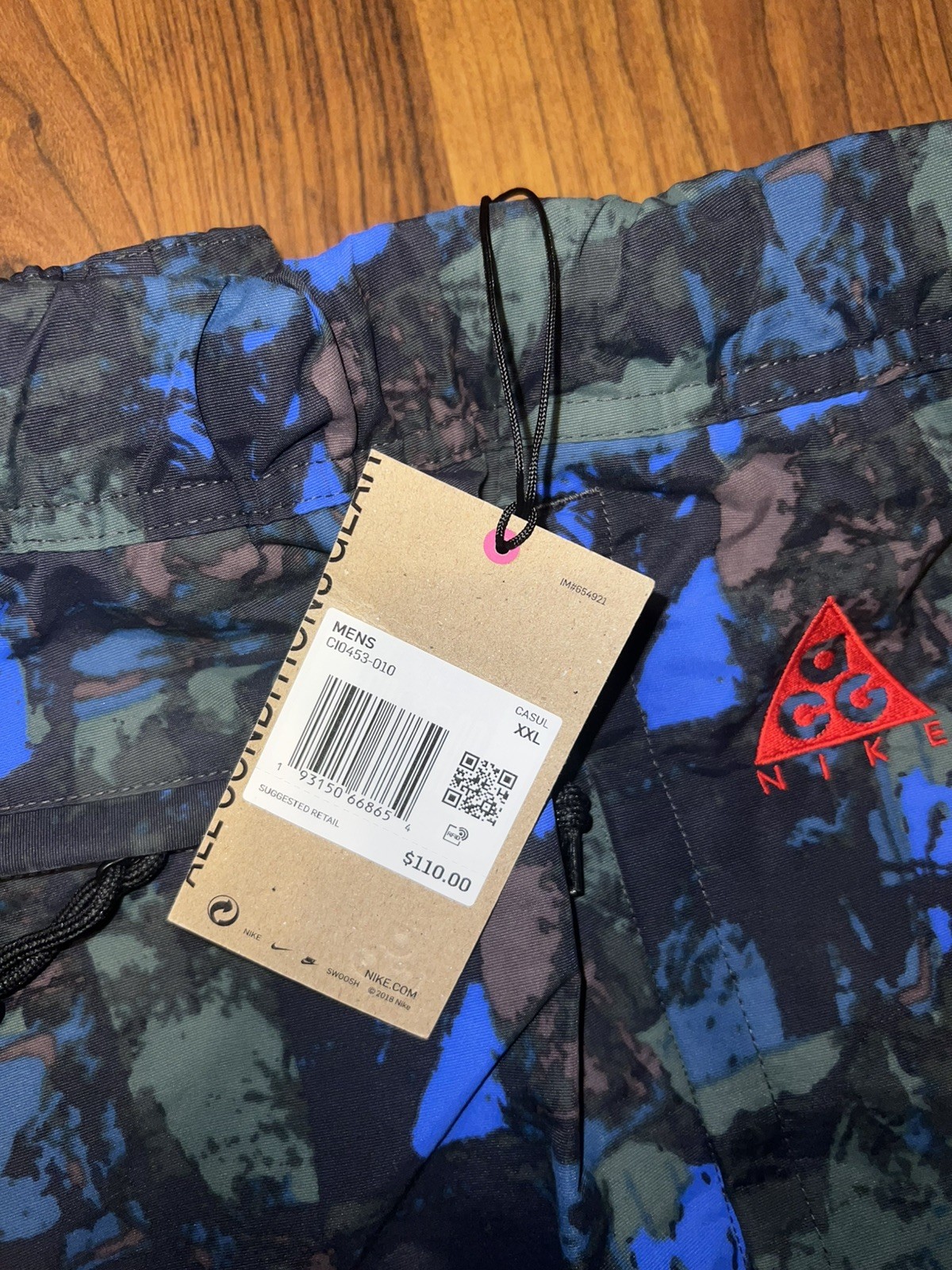 BNWT NIKE ACG PRIMALOFT HIKING TRAIL NRG DRI-FIT ADV PANTS CI0453-010 SZ 2XL image 2