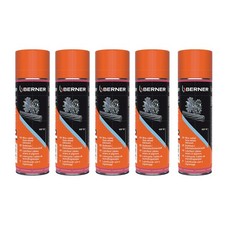 5x BERNER DRAHTSEIL- UND ZAHNRADSCHMIERSTOFF 0.5 LTR Trockenlaufschmierung