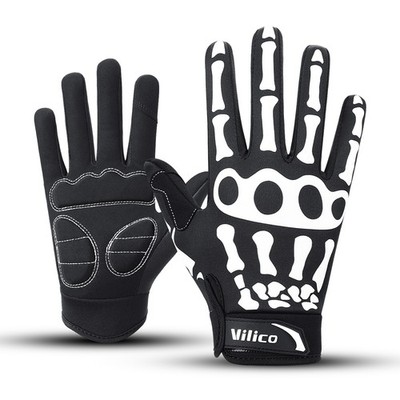 Breathable Punk Skeleton Gloves Skull Ghost Claw Full Finger Gloves Touch Screen