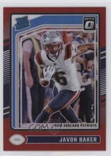 2024 Panini Donruss Optic Rated Rookie Red Prizm 25/125 Javon Baker #245 0w27