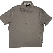 Hugo Boss Polo Shirt Short Sleeve Regular Fit Stretch Cotton Brown XL