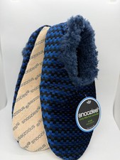 Snoozies Foot Covering Slippers Womens Shoes Size Small 5-6 WTSCH-BLUE