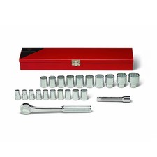 Wright Tool 472 22 Pc 12in Drive 12 Point Metric Socket Set Wright Tool 472 22 Pc 12in Drive 12 Point Metric Socket Set