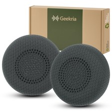 Geekria Mesh Ear Pads for Logitech Zone Wireless 2 Headphones Titanium