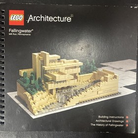 LEGO Architecture Fallingwater 21005 Complete Set with Box & Instruction Manual