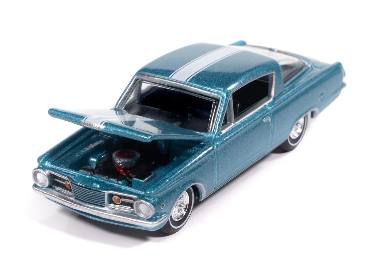 Auto World Medium Turquoise Poly 1965 Plymouth Barracuda Formula S