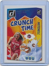 2025 Panini Donruss Crunch Time Kelsey Mitchell WNBA #6 Indiana Fever