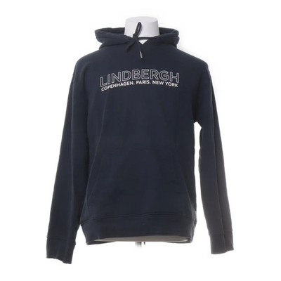 Lindbergh White, Kapuzenpullover, Größe: XL, Schwarz, Bio-Baumwolle, Print #TkH