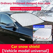 Produktbild - Universelle Auto Frontscheiben Abdeckung Frost Schnee Schutz wasserdicht