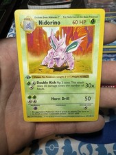 Pokémon TCG Base Set Shadowless 1st Edition Nidorino 37/102 Uncommon English
