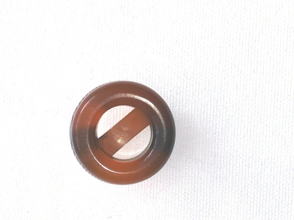 Set of 8 Plastic Lucite Buttons Fasteners Faux Tortoise Vintage - Image 2 of 3