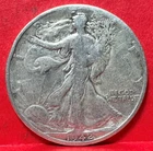 1942-D  WALKING LIBERTY HALF-DOLLAR (50¢) SILVER COIN / 90% SILVER  (001)