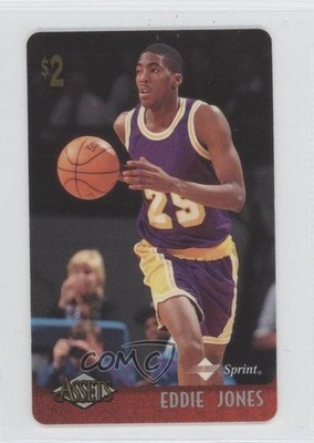 1996 Assets Phone Cards $2 Eddie Jones #10 0e3