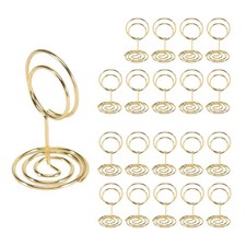 Table Number Holders 20Pcs - 2 Inch Place Card Holder Short Table Number9277