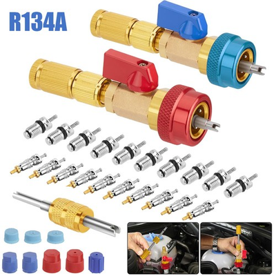 #ad #ad A C Air Conditioning R134A Valve Core High Low Pressure Remover Installer Tool $20.99