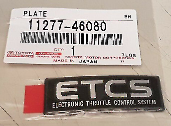 Toyota 93-98 JZA80 Supra MK4 Etcs Emblemplatte 11277-46080 F/S Original Japan-image