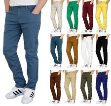 MEN'S TWILL STRETCH SKINNY JEANS VICTORIOUS 17 COLORS PART 2