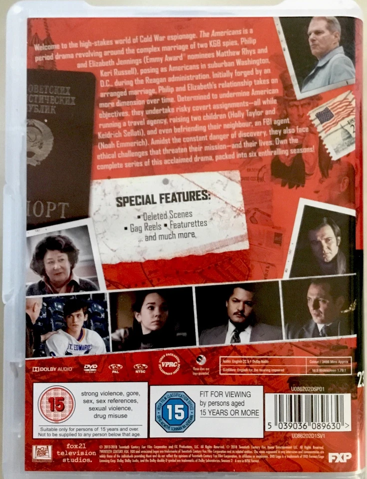 The Americans, Complete Series 1-6, 23 Disc DVD Boxset Collection, 75 Episodes - Image 2 of 3