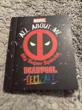 Rare Mini Deadpool Journal Tell All Mini Book  HTF  2024