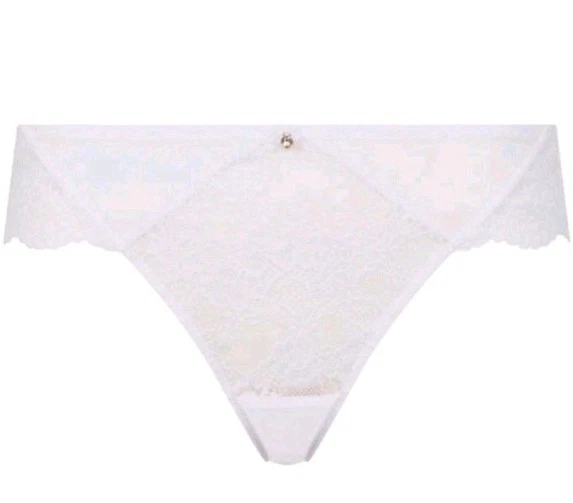 Sexy bragas brasileñas de encaje Ann Summers talla 20 blancas. Nuevas con etiquetas. Foto 3 de 4