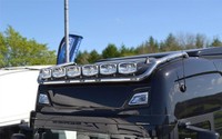 Schwarz DachträGer + Rechteckig Flecken Passend FüR Neu Gen Scania 2017 + R & S
