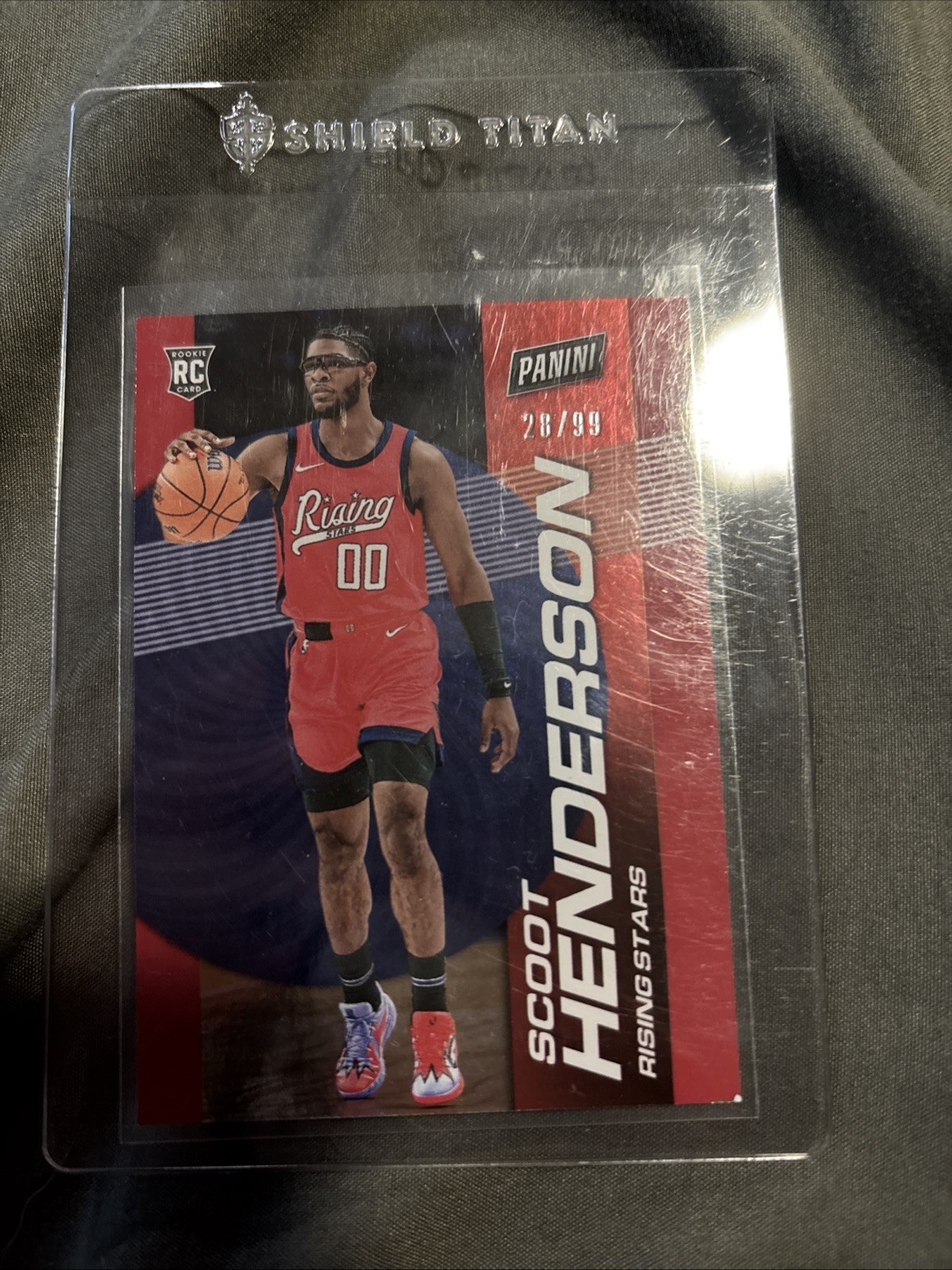 2023-24 Panini Donruss Optic the Rookies Scoot Henderson #3 Red Prizm /99 (RC)
