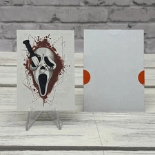 Scream 4 Ghost Face Color Flatline Corp Temporary Tattoo Vending Machine