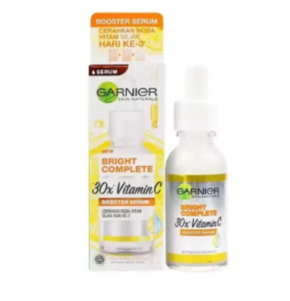 Suero potenciador de niacinamida Garnier Bright Complete 30x vitamina C Foto 2 de 4