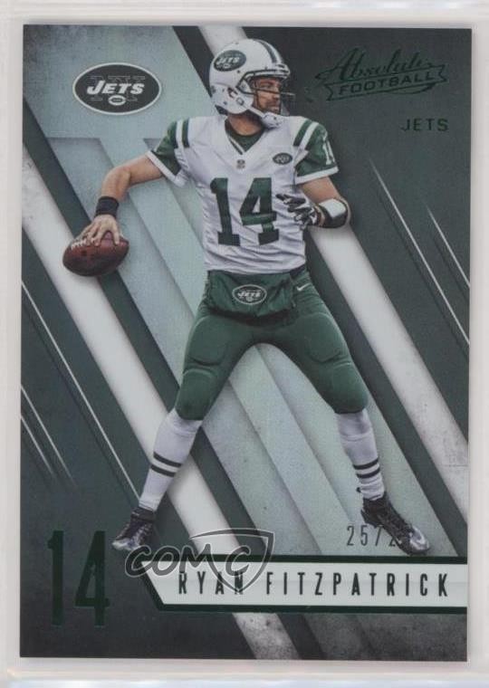 2016 Panini Absolute Spectrum Green 25/25 Ryan Fitzpatrick #39 0gg