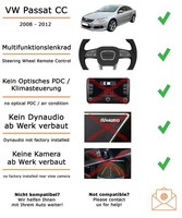 Autoradio Legend 700D FüR Passat Cc + Lenkradfernbedienung Carplay Wireless Andr
