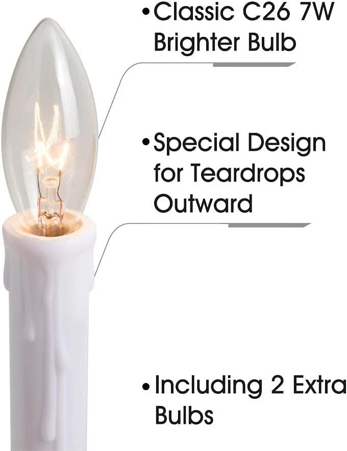 Daily Timer Window Candle 8/16 hrs Heavy Brush Nickel Base, New  - Image 4 of 4