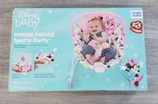 Disney Baby Minnie Mouse Spotty Dotty Vibrating Bouncer Bright Starts New Sealed