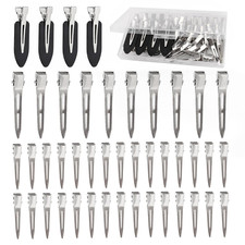 Hair Clips for Women Styling, 44Pcs Metal Duck Billed Pin Curl Clips, Hair Pins,