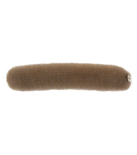 SIBEL Hair Bun Maker - 18cm Roller Popper BROWN - Also use for french twist
