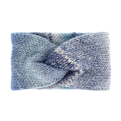 Hochwertiges Strick-Stirnband in Wollemix multicolor-weich u. warm-Farbauswahl-