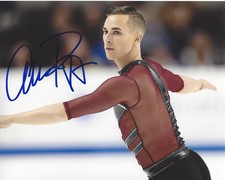ADAM RIPPON SIGNED 8X10 PHOTO G w/COA 2018 OLYMPICS USA FIGURE SKATING PROOF