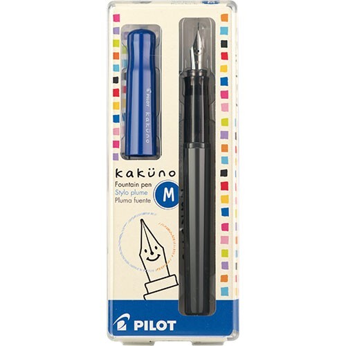 Pilot Kakuno Füllfederhalter mittlere Feder blaue Kappe nachfüllbar Büro Schule Zuhause Schreiben - Bild 1 von 1